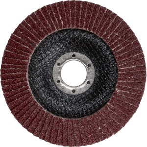 LUX Fächerschleifscheibe Multi Ø 125 mm, Körnung 40, für Winkelschleifer.