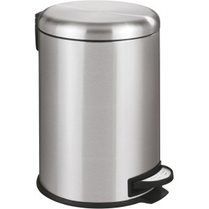 Wenko Tret-Mülleimer Leman, 20 l, Edelstahl, mit Absenkautomatik und Anti-Fingerprint-Beschichtung.