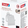 Tesa Nooblesse Toilettenpapierhalter mit Deckel in Edelstahloptik, verpackt.