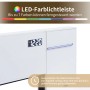 okwish Doppelbett 160x200cm mit USB Anschluss Lautsprecher Schlafzimmer Weiß ohne Matratze_7