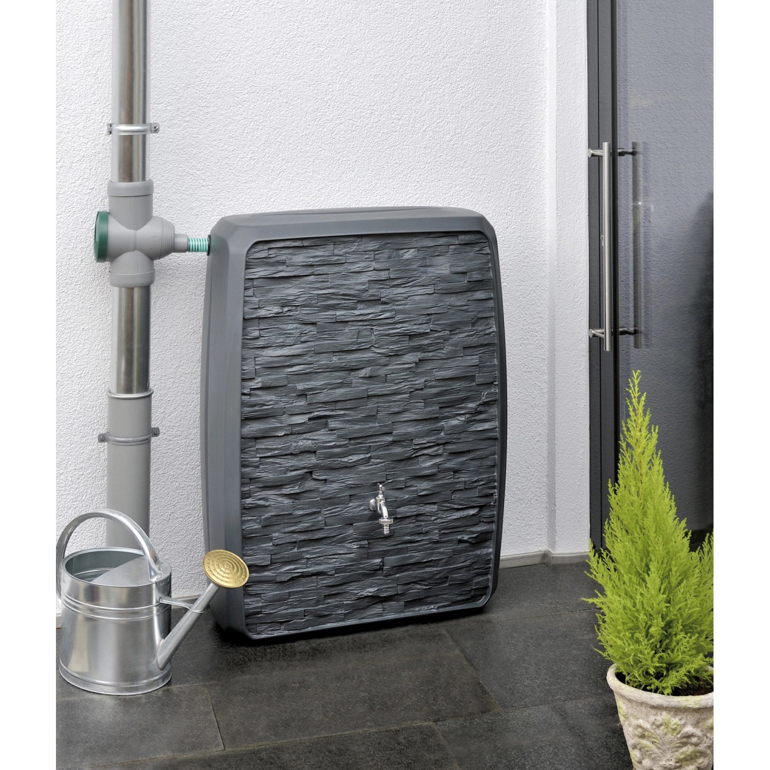 Waterform Regentonne Multitank 250 l Anthrazit kaufen bei OBI