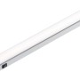 LED-Lichtleiste in Silber/Weiß, 50 LEDs, 10W, kaltweißes Licht für Küche & Arbeitsbereich.