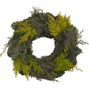 Adventskranz Koniferen-Mix Römischer Teller Ø ca. 25 cm