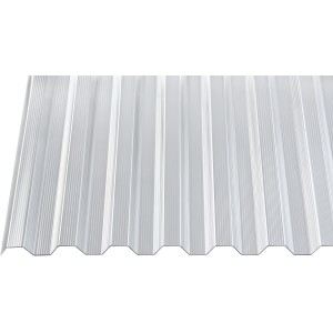 PC Wellplatte Trapez 76/18 gerillt Klar 1,4 mm 2500 mm x 950 mm
