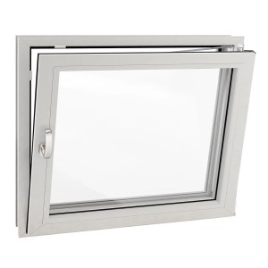 Roro Fenster Eco Kunststoff-Profil Weiß 100 cm x 60 cm DIN R
