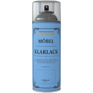 Rust-Oleum Möbel Klarlack Sprühlack, farblos, matt, 400ml Dose. Kreidefarbe für Möbel schützen.