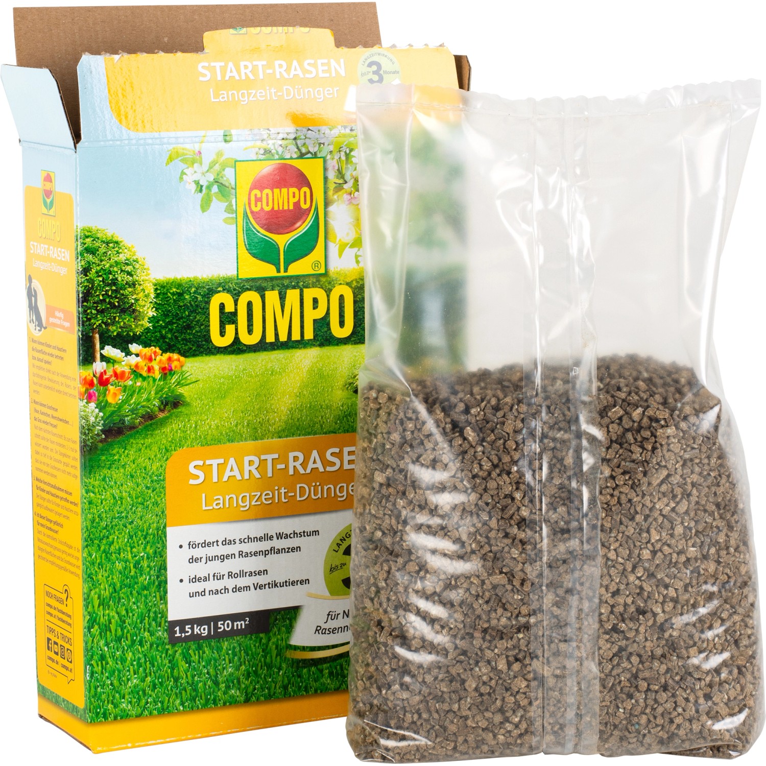 Compo StartRasen LangzeitDünger 1,5 kg kaufen bei OBI