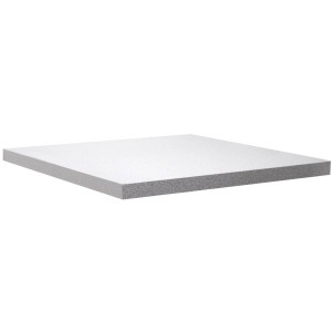 Flex-Well Arbeitsplatte Gesprenkelt Grau Melliert 150,5 cm x 60 cm x 2,8 cm