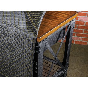 Cat Multifunktionsdecke Premium, 180x100 cm, schwarz-gelb, gesteppt, als Schutz für Oberflächen.