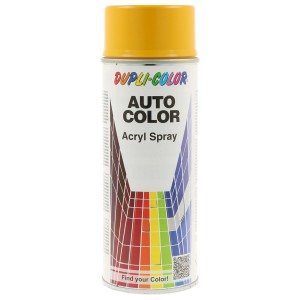 Dupli-Color Auto Color Lackspray, 400ml, Gelb: Acryl-Spray für Lackreparaturen am Auto.