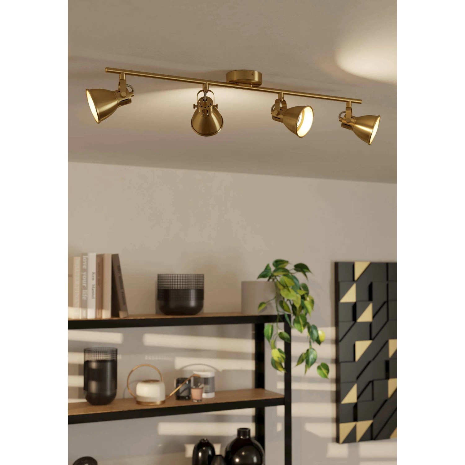 EGLO Tabbio Spotleuchte | 4x GU10, Chrom | IP20, Inkl. LED-Leuchtmittel
