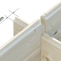 Palmako Gartenhaus Ella 240 x 300 cm Lackiert Dunkelgrau-Weiß FSC®_7