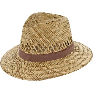 Strohhut Camberra Herren Gr. 60 mit braunem Hutband, ideal für Garten und Freizeit.