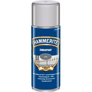 Hammerite Zinkspray Grau Matt, 400ml Dose für Metallschutz und Korrosionsschutz.