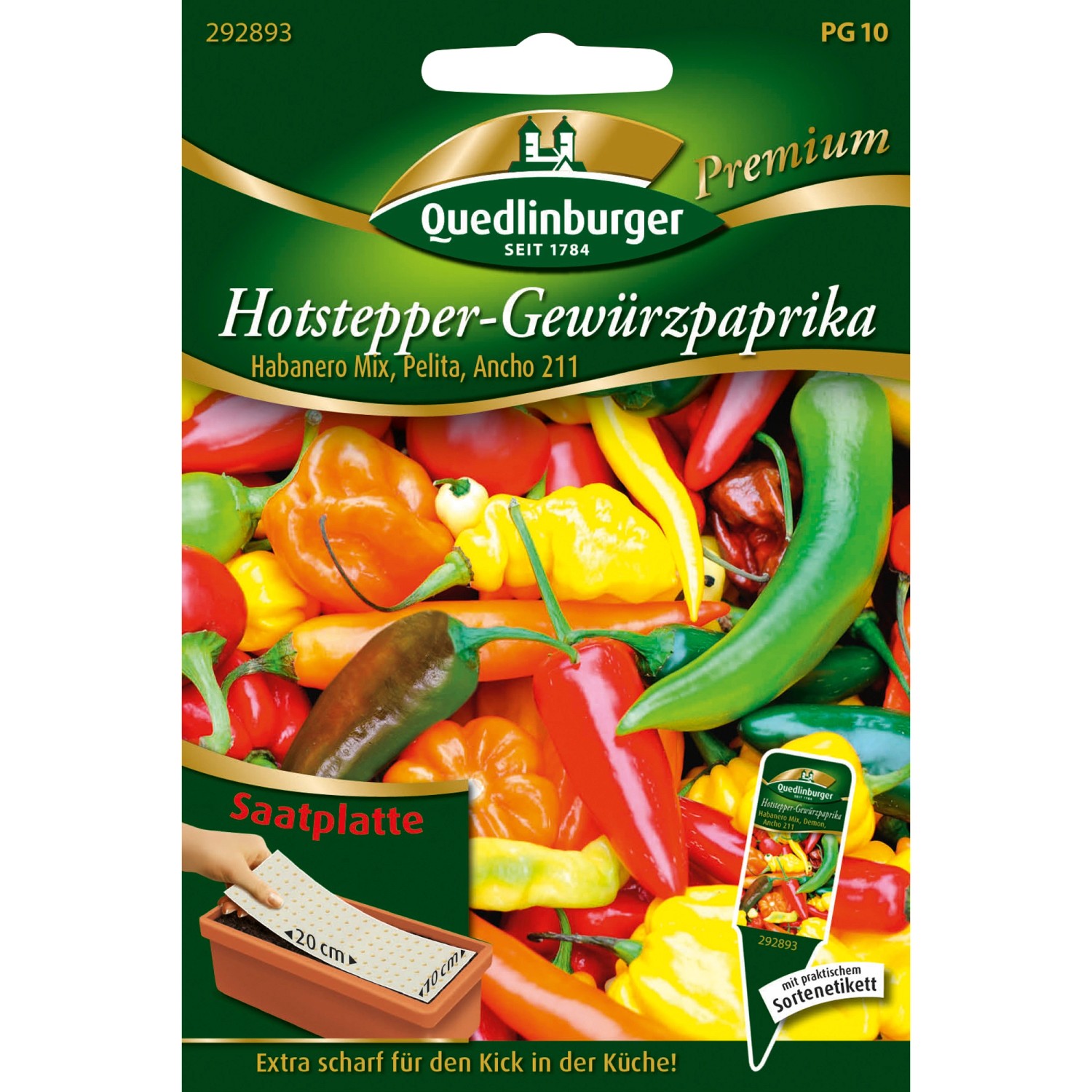 Quedlinburger Hotstepper-Gewürzpaprika Saatplatte kaufen bei OBI