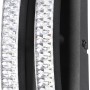Moderne LED-Wandleuchte Lejias in Schwarz-Transparent, 28,5 cm hoch, für stilvolle Beleuchtung.