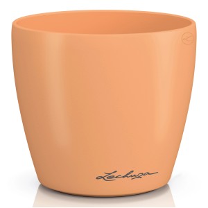 Lechuza Classico Color Pflanzgefäß, Ø 11cm, Papaya. Übertopf für Innenräume.