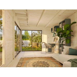 Palmako Gartenhaus Andrea Slide Plus Transparent 595 cm x 300 cm FSC®