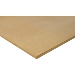 MDF-Platte Roh 280 cm x 207 cm x 1,2 cm Natur