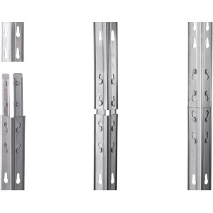 Detailaufnahme der Steckverbindungen des Ar Shelving Eck-Schwerlastregals.