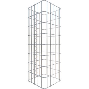 Gabiona Gabionen-Säule rund Ø 27 cm x Höhe 80 cm Maschenweite 5 cm x 10 cm