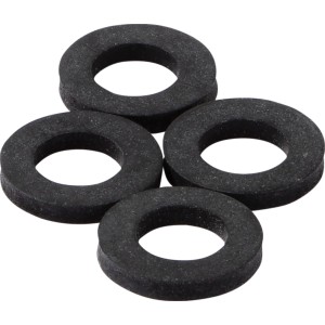 4er Set KÖRO EPDM Dichtungsringe 8x14,5x2 mm für 3/8 Flexschläuche.