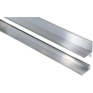 Kovalex Alu-Wandabschlussleiste inkl. Alu-Befestigungsprofil 6,8 x 4 x 250 cm