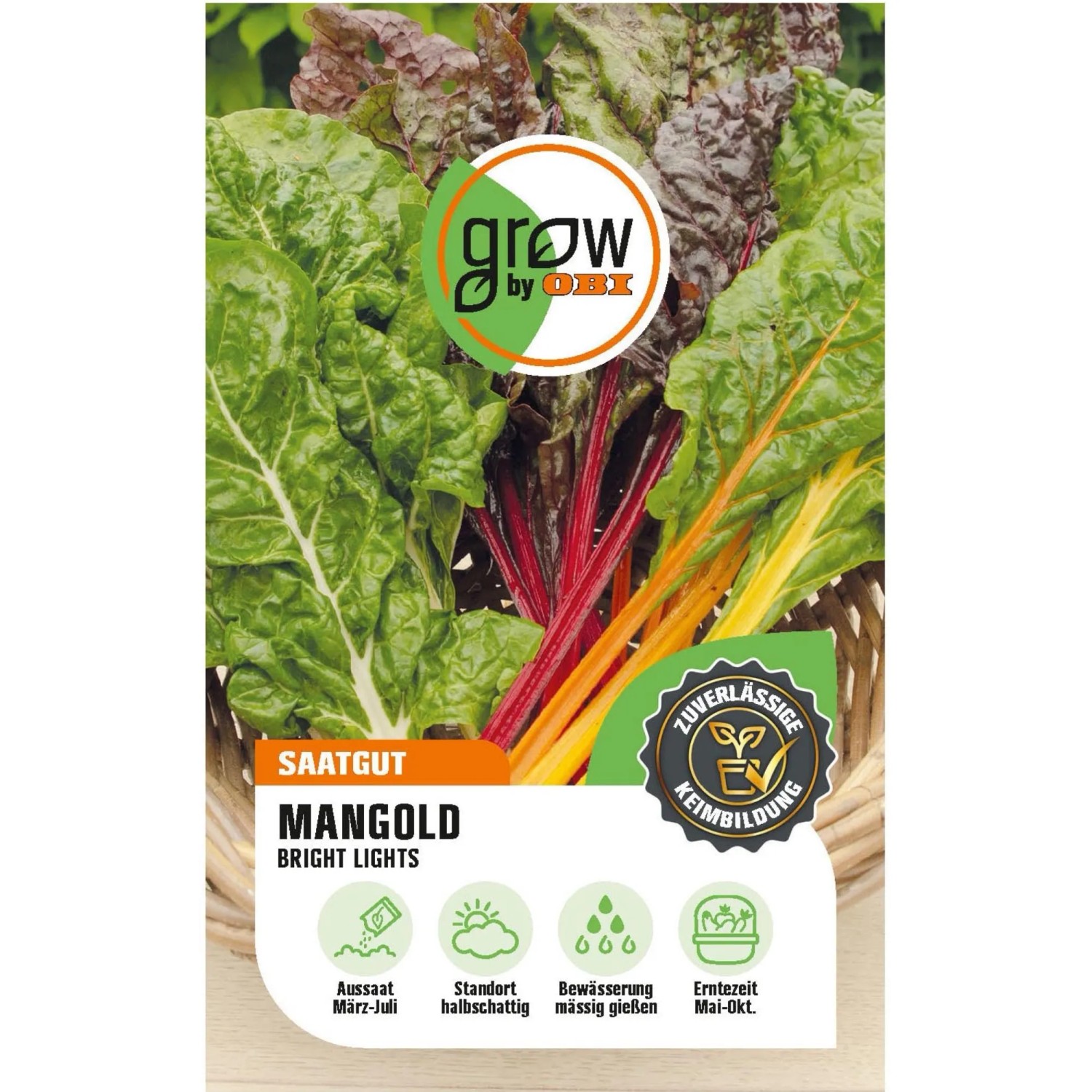 GROW by OBI Mangold "Bright Lights" Beta vulgaris kaufen bei OBI