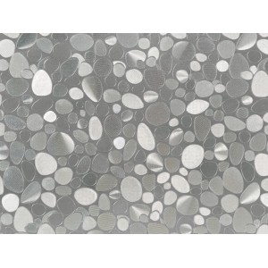 d-c-fix Static Windows Stripes Hope, 15x200cm, Klebefolie mit Steinmuster für Sichtschutz.