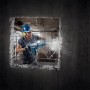 Bosch Professional GSH 7 VC Schlaghammer im Einsatz beim Stemmen durch eine Wand.