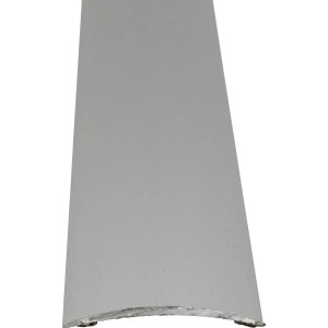 Gelochtes Übergangsprofil aus Edelstahl, 38x5x1000mm, für Laminat & Parkett.