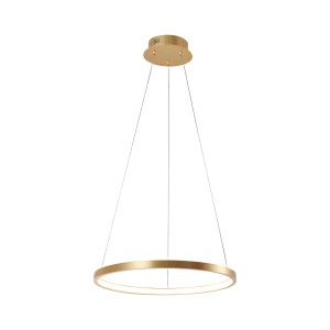Just Light Pendelleuchte Circle Gold Ø 40 cm