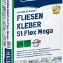 Cimsec Fliesenkleber S1 Flex Mega, 20kg Sack, geeignet für Großformate und hohe Belastungen.
