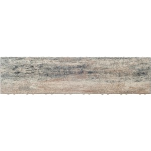 Diephaus Terrassenplatte Langas Muschelkalk, 80x20 cm, in Dielenoptik.