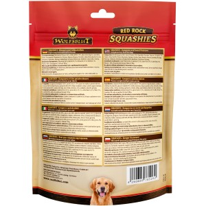 Wolfsblut Squashies Red Rock Hundesnack, 300g Packung Hunde-Belohnungssnacks.