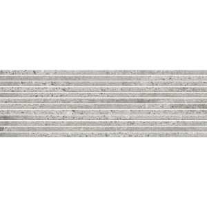 Cersanit Wandfliese Moonrow Steingut Grau Strukturiert 29 cm x 89 cm