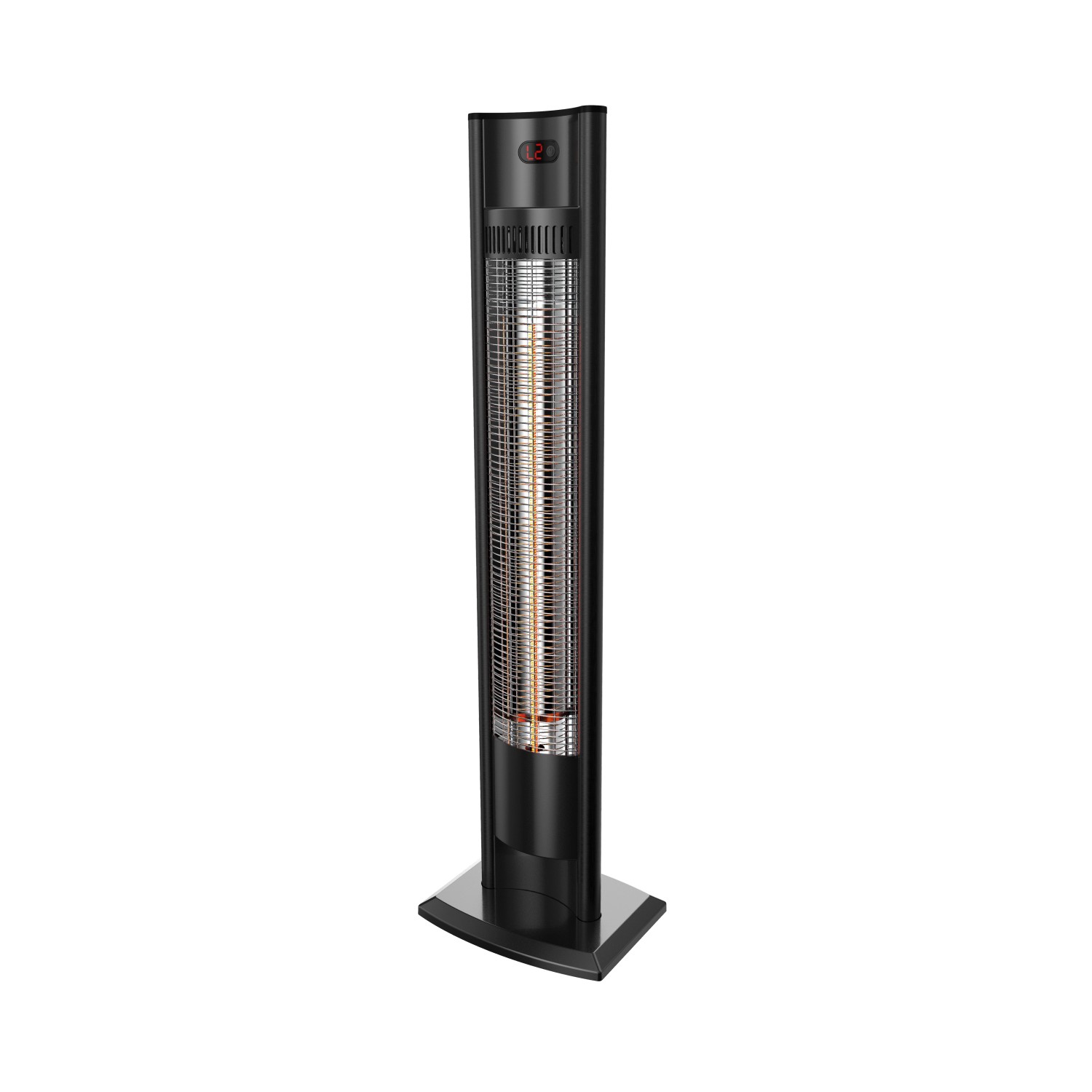 Westmann InfrarotHeizstrahler Tornado 7 cm x 17 cm x 104 cm Schwarz
