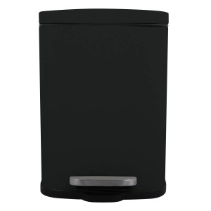 Schwarzer Spirella Kosmetikeimer Akira, 12 Liter, mit Pedal und Inneneimer.