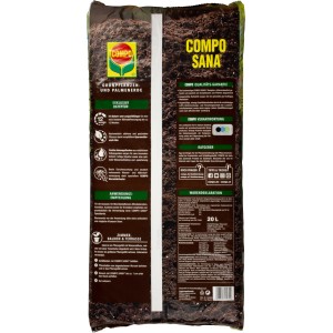Sack Compo Sana Grünpflanzen- und Palmenerde, 20 l. Spezialerde für Zimmer, Balkon und Terrasse.
