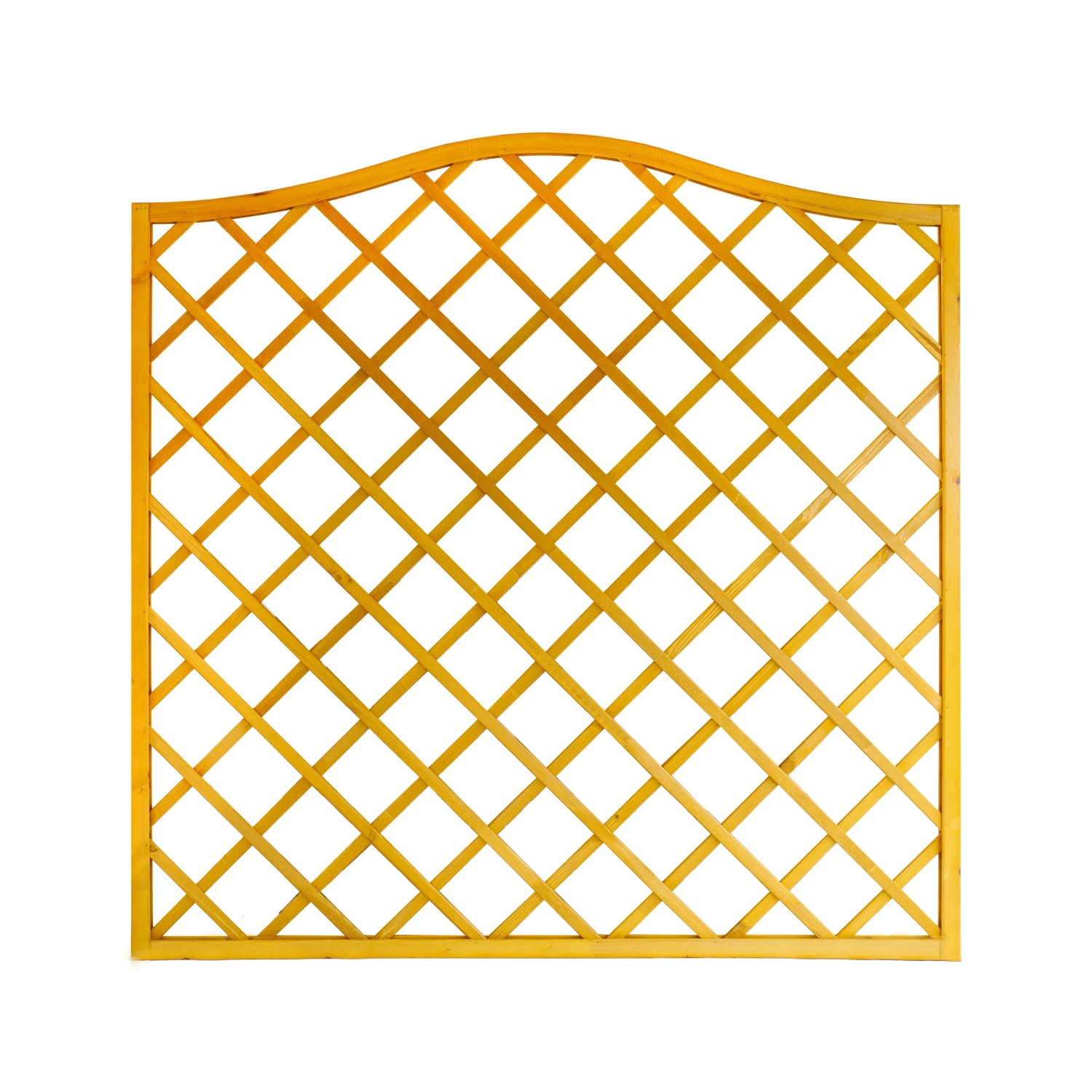 Sichtschutzzaun Nancy, pinienfarben, mit Rautenmuster, 164/180x180 cm. Ideal als Rankhilfe.