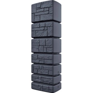 Waterform Zisterne Tower Stone Regentonne Anthrazit 350 l