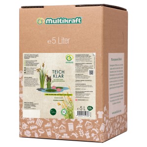 Multikraft Teichklar 5 l: Pflanzenhilfsmittel mit effektiven Mikroorganismen für klares Teichwasser.