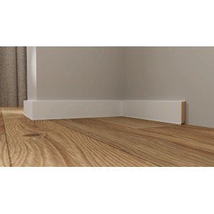 FN Neuhofer Kernsockelleiste FN Turn-X060 Weiß 6 cm x 240 cm