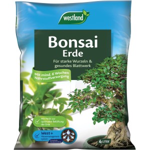 Westland Bonsaierde 4L im Sack: Spezialerde für gesundes Wachstum und kräftige Wurzeln.