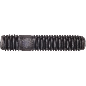 Verzinkte LUX Stiftschraube M10 x 30 mm, 4er-Set, mit beidseitigem Gewinde.