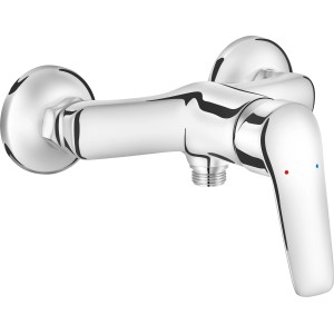 baliv Duscharmatur DU-5580 Chrom: Einhebelmischer mit großem Hebel für einfache Bedienung.