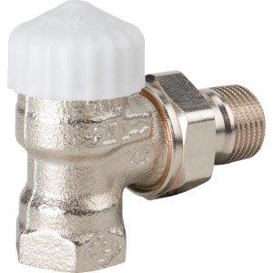 IMI Heimeier Thermostat-Ventilunterteil V-exact II Eckform DN 15 Vernickelt