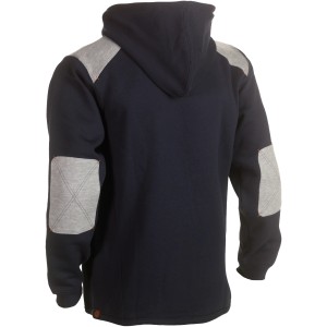 Herock Juno Sweater Marineblau XXL mit Kapuze und verstärkten Ellenbogen/Schultern.