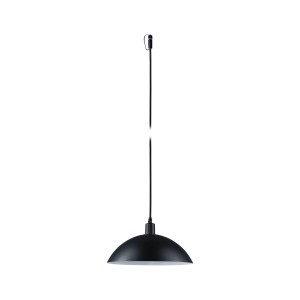 Anthrazitfarbene Paulmann Plug & Shine Mapalo Pendelleuchte für Außenbereiche.