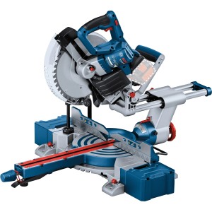 Bosch Professional GCM 18 V-254 D Akku-Kapp- und Gehrungssäge, blau/silber